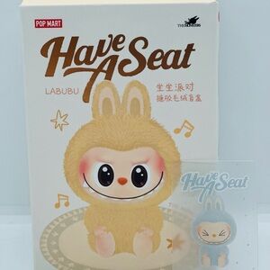 The Monsters Labubu Have A Seat - Hehe - 100% Authentic